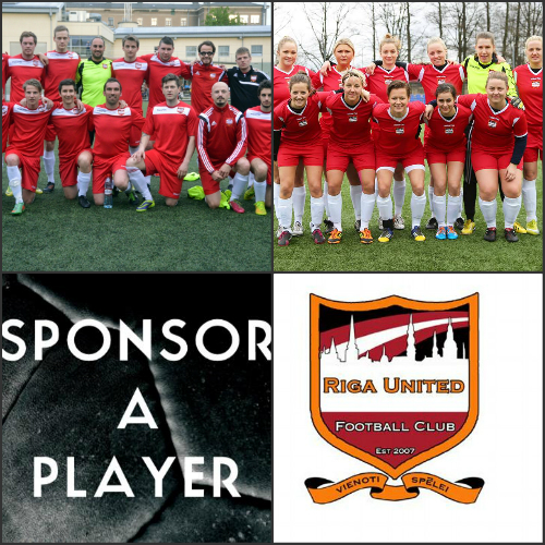 Sponsor a player 2016 Riga United