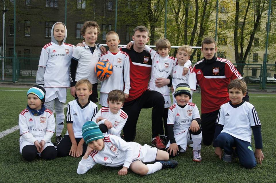 football latvia kids