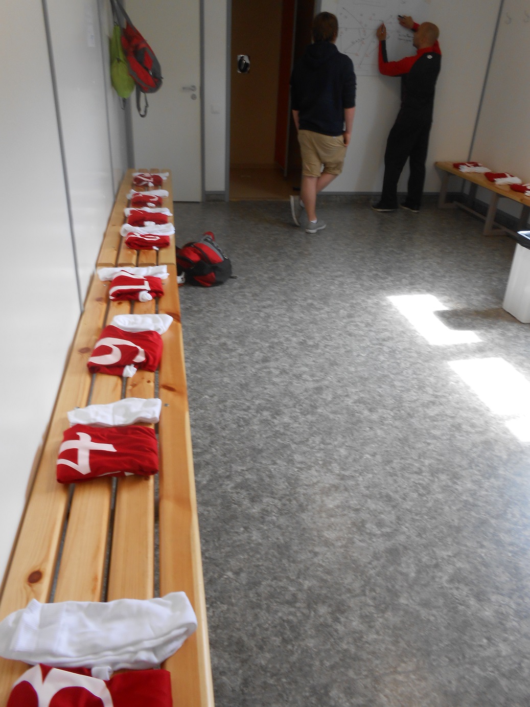 first match changing room riga united