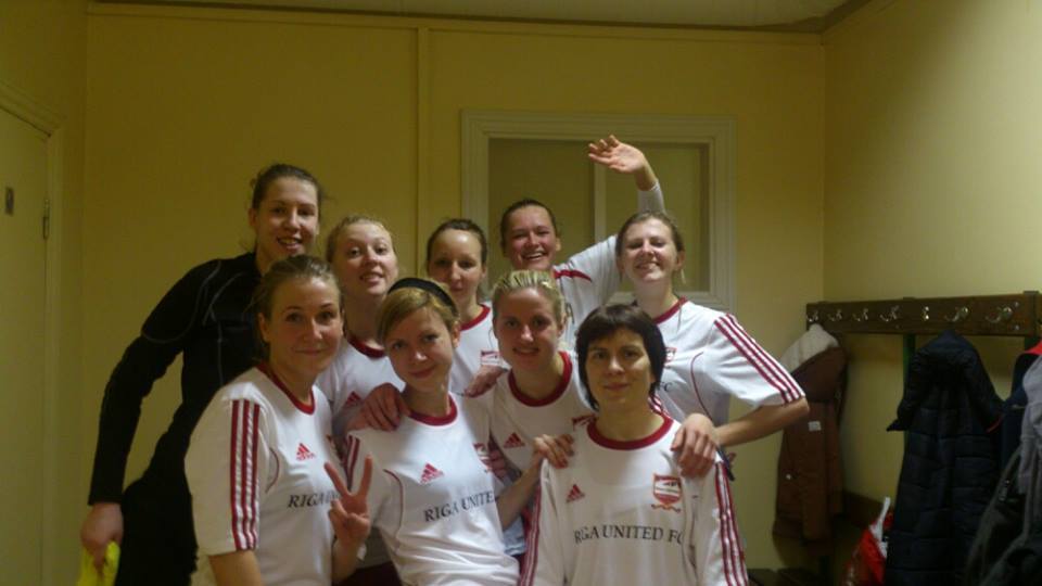 riga united ladies futsal debut
